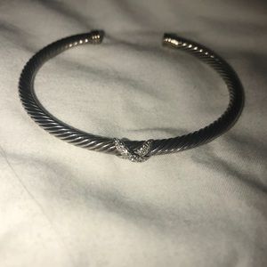 David Yurman X Station Bracelet with Diamonds